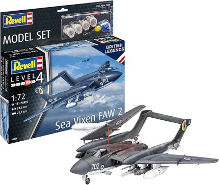 63866 Sea Vixen FAW 2 70. Yıl Dönümü Model Seti 1:72 Ölçek