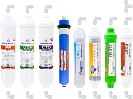 Kapalı Kasa Su Arıtma Cihazı 8 li Inline Filtresi Seti 12 Aşamalı Özel Sarım Membran Filtre