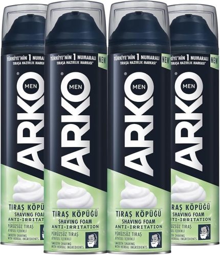 Men Anti-Irritation Tahriş Karşıtı Erkek Tıraş Köpüğü 4x200 Ml