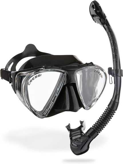 Penta - Alpha Maske Şnorkel Set Black - Black