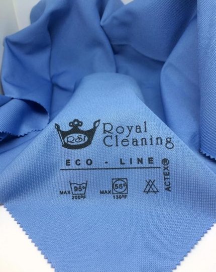 Mikrofiber temizlik-Cleaning.Royal Cam Bezi (Mavi) iz ve toz bırakmaz. 50X40