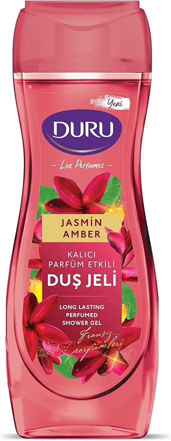 LUX PERFUMES Jasmin ve Amber Duş Jeli, 450 Mililitre
