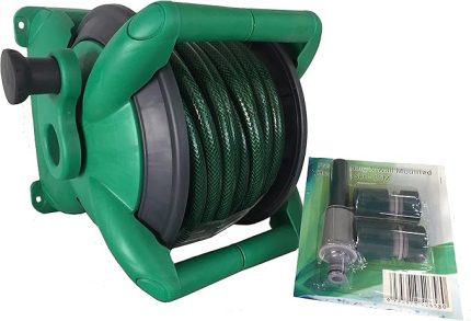 TY821-15 Hortum Makarası, 15 Metre Hortum, Sulama Setli- Manuel Sarma