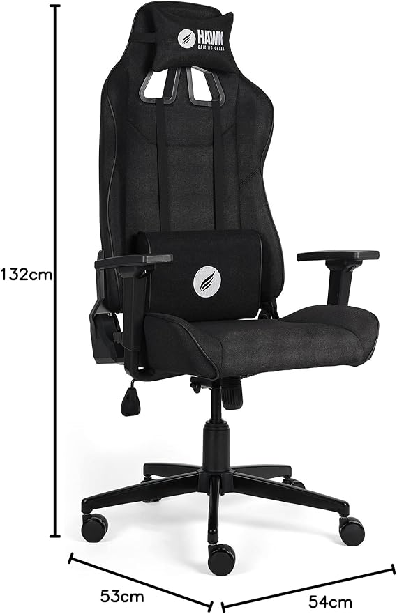 Gaming Chair Fab V4 Siyah Kumaş Oyuncu Koltuğu - Görsel 2