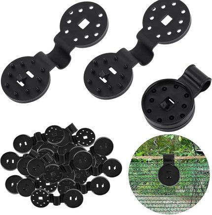 Gölge Bezi Ağır Hizmet Kilidi Tutacağı, Gölge Bezi Plastik Klipsler, Güneşlik Net Gölgeleme Sabit Klips Tokası Plastik, Rüzgar Geçirmez Tente Kelepçesi Tutacağı, Güneşlik Net için Yuvarlak Plastik