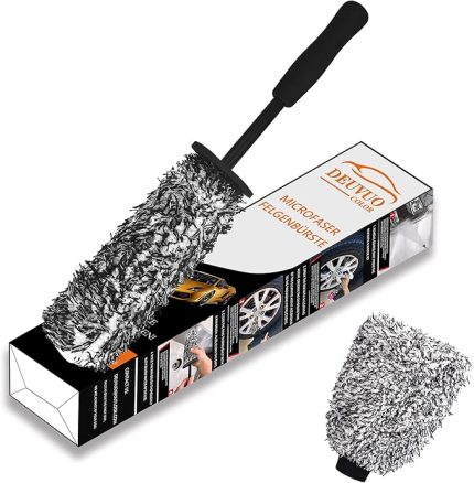 Mikrofiber jant fırçası, jant yatağının derinliklerine kadar koruyan, çizilmeden temizlik için, jant fırçası, alüminyum jantlar, araba yıkama eldiveni setleri, yüksek kaliteli jantlar için