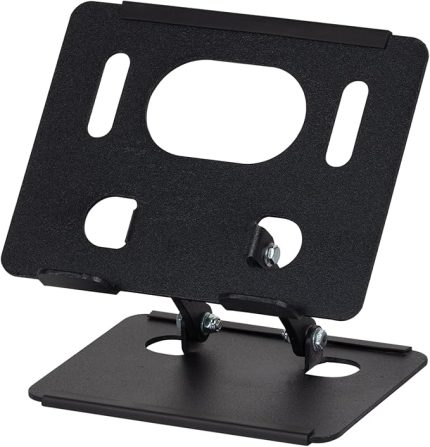 Çelik Tablet Standı Tablet Tutucu Stant Ergonomik Katlanabilir Tablet Standı Çelik Stant (Siyah)