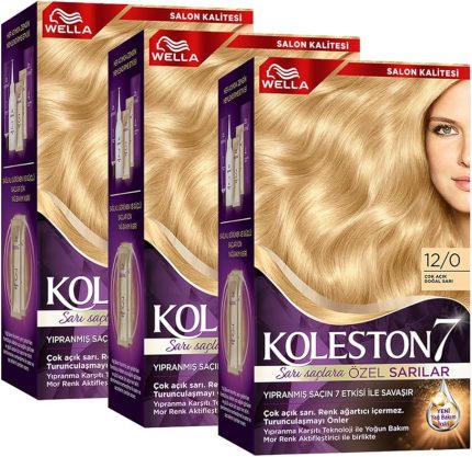 Koleston Supreme Kit 12/0 Çok Açık Doğal Sarı x3'lü Set