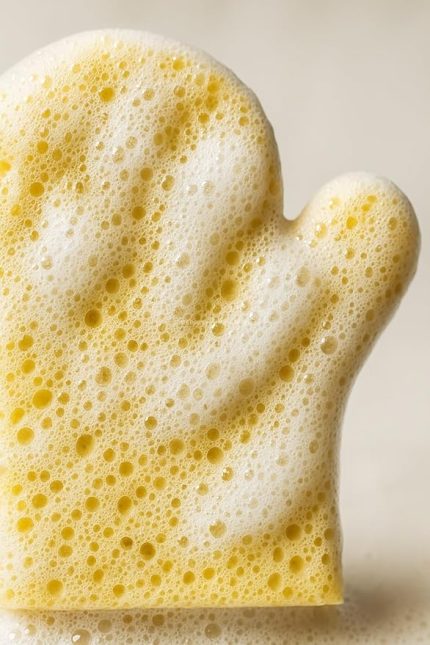Eldiven Biçimli Araba Yıkama Süngeri, Çift Taraflı Temizlik Süngeri, Ergonomik Eldiven Tasarımı, Araç Dış Yüzey ve Jant Temizliği İçin Uygun, Su ve Köpük Tutucu, Çizik Bırakmaz