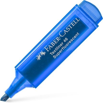 Şeffaf Gövde Fosforlu Kalem Mavi 1546