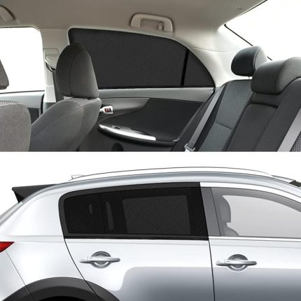 Yan Cam Perdesi, Oto Perde, Otomobil Yan Cam Güneşliği Sineklik, Araç İçi Arka Camlar için Güneşlik, Anne Bebek Emzirme Perdesi (2)