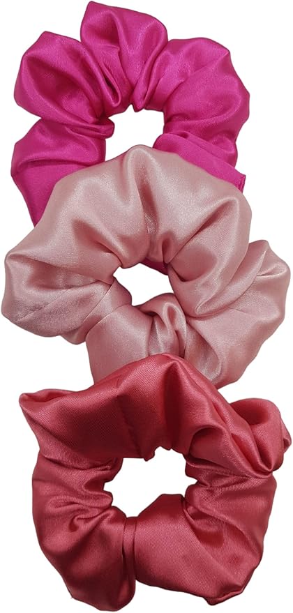 vakti Saten Saç Tokası Scrunchie Toka 3 Adet (Karışık5)