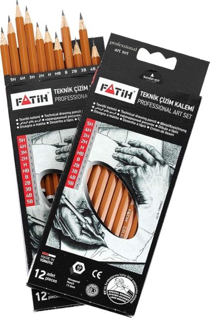 FA15095KL0F Teknik Çizim Kalemi Profesyonel Set, 12'li Paket