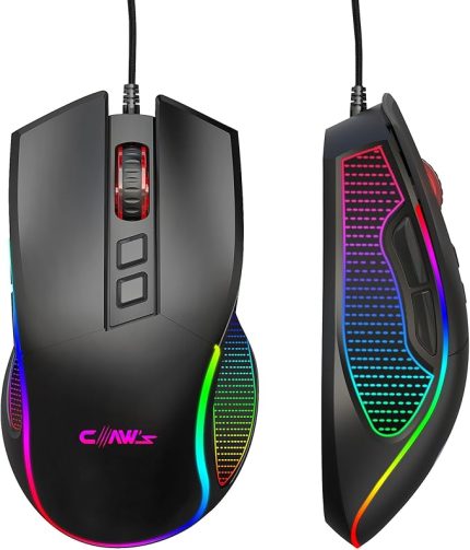 Crossfire V1 12800 Dpi Makro Yazılımlı Chromatic RGB Gaming Mouse - Siyah