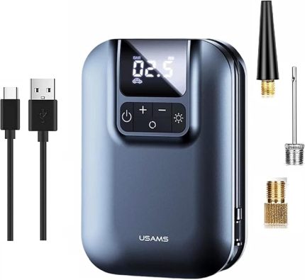 US-ZB215 350PSI 5000mah Şarjlı Çok Amaçlı Taşınabilir Lastik Hava Pompası