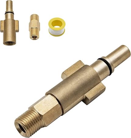 Adaptör dış dişli ve yüksek basınçlı temizleyici köpük tabancası sprey bakır bağlantı kar köpüğü mızrak sabunluk adaptörü Bosch AQT serisi New Type 2013 yılına göre, Black & Decker