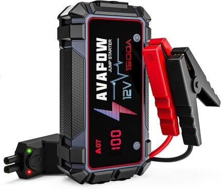 A07 1500A 12800mAH Jump Starter Taşınabilir Akü Takviye Kiti