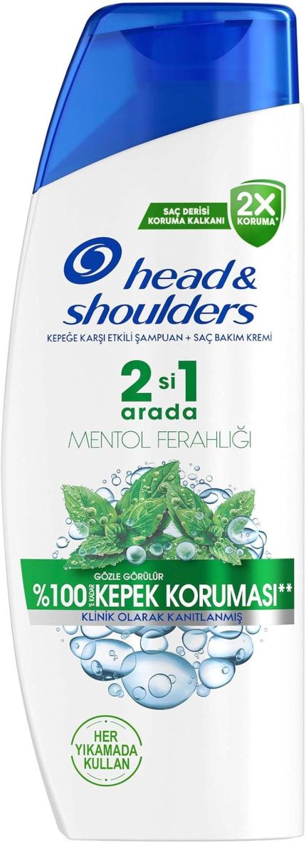 & Shoulders Mentol Ferahlığı 2'si 1 Arada Kepek Karşıtı 330 ml Şampuan
