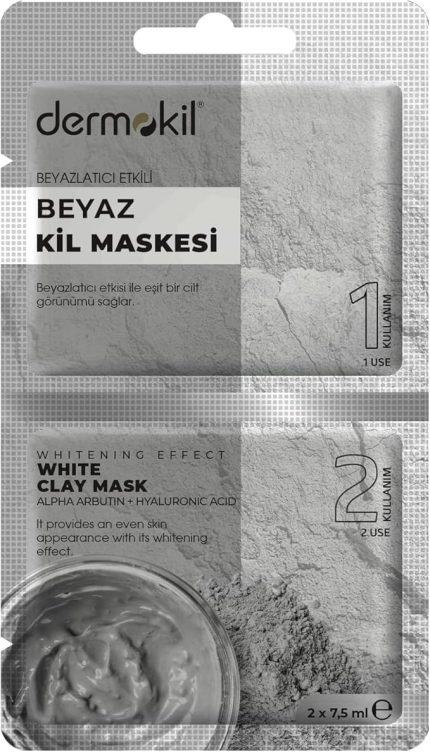 Beyazlatıcı Etkili Kil Maskesi 2x 7.5 ml