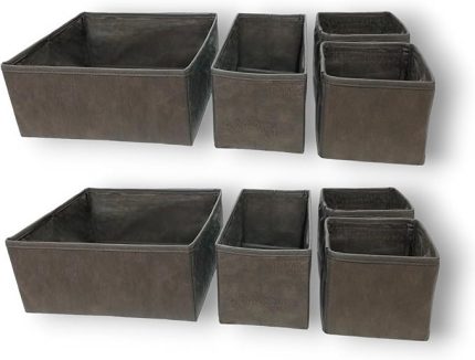 8'li Çekmece İçi Düzenleyici Organizer Set - Çok Amaçlı Dolap İçi Kutu Seti