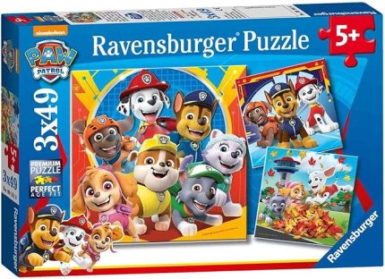 Puzzle, Paw Patrol, 3X49 Parça