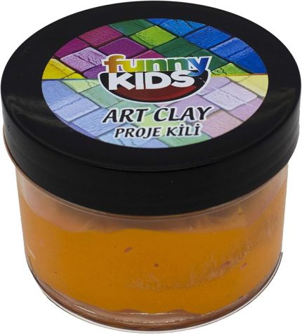Funny Kids Art Clay Proje Kili 40cc - Turuncu