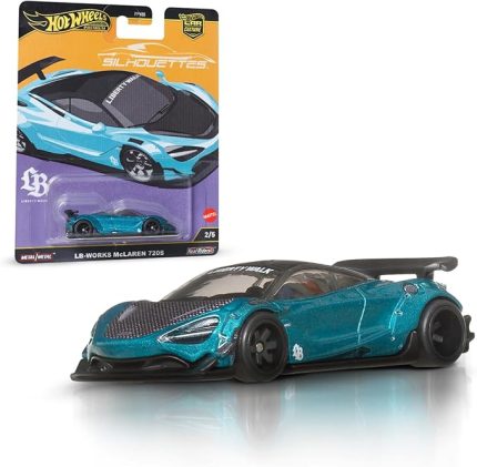 Wheels Premium Araba Kültürü Siluetleri 1:64 Ölçekli Döküm LB-Works McLaren 720S Araç Gerçek Biniciler Lastikler ve Metal/Metal Gövde ve Şasi
