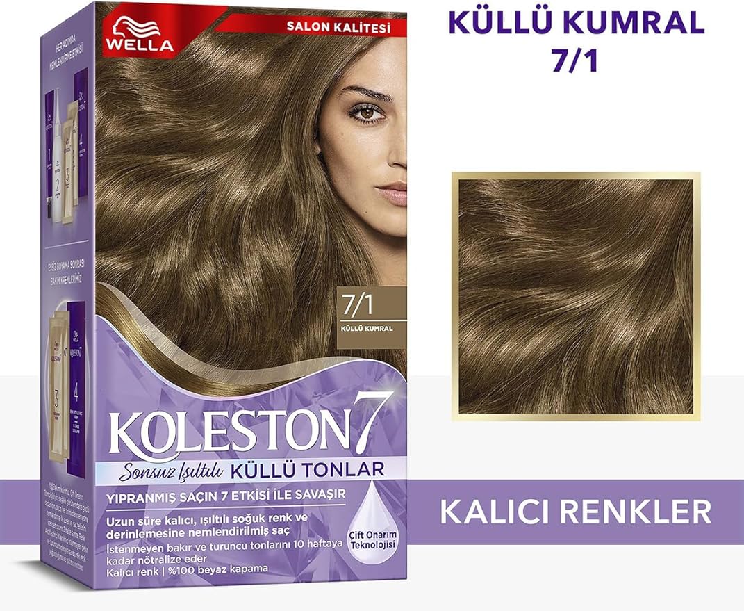 Supreme Kit Saç Boyası 7/1 Küllü Kumral - Görsel 2