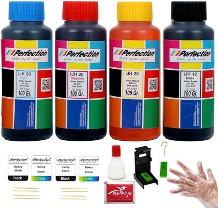 Hp Uyumlu 652, Hp 651, Hp 650 Hp 305 Hp 47 Kartuş Dolum Seti̇ 4 x 100 ML