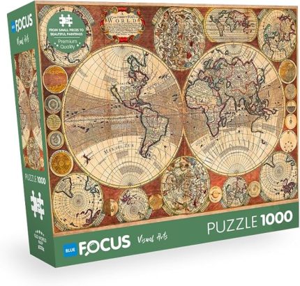 Focus 1000 PARÇA - OLD WORLD MAP (ESKİ DÜNYA HARİTASI)