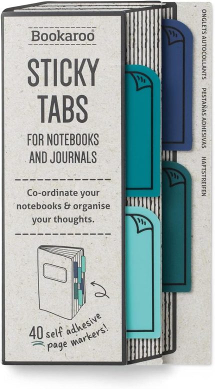 Bookaroo Kitap Ayracı ve Post It Blue