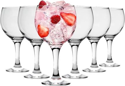Misket 6'lı Büyük Şarap Kadehi, 645 cc
