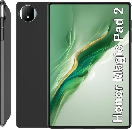 Honor Magic Pad 2 (2024) Tablet için Ultra İnce Hafif Koruyucu Kılıf, Yumuşak TPU Darbeye Dayanıklı Kapak (Siyah)