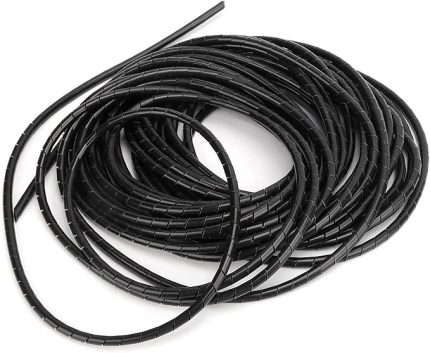 Spiral Tel Sarma Kablosu Esnek Kablo Düzenleyici Bilgisayar Odası Kablolama Için Spiral Tel Sarma Kol Hortumu (Φ12-5m)