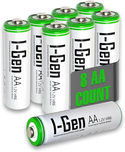 B108 8 Adet AA 2700 mAh Şarj Edilebilir Kalem Pil 1.2V Ni-MH Şarjlı Pil