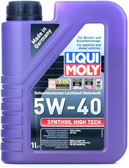 Moly Synthoil High Tech 5W-40 1 Litre Otomotiv Bakım Ürünü
