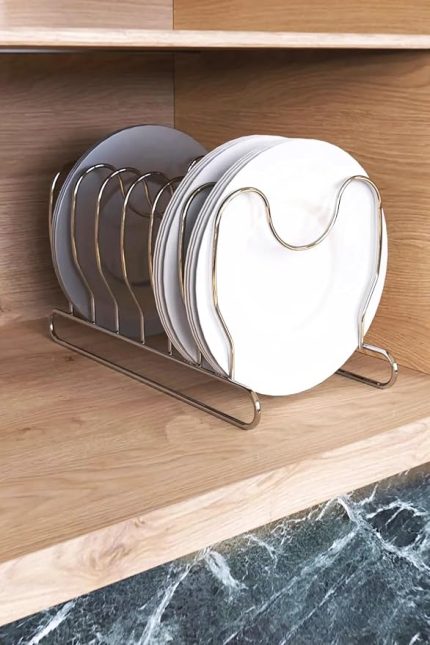 Metal Krom Tava Ve Tencere Kapağı Düzenleyici, Metal Kesme Tahtası Ve Tencere Kapağı Düzenleyici