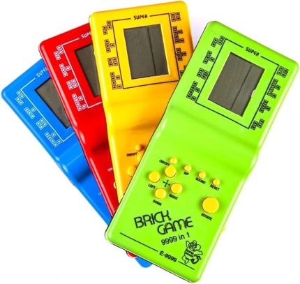 Nostaljik Tetris El Atarisi Pilli Taşınabilir Retro Oyun Konsolu Unutulmayan Atari Oyunu