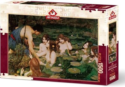 Puzzle Hylas ve Su Perileri, 1896, 1500 Parça Puzzle