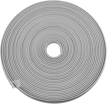 8M Araba Çıkartmaları Araba Araç Rengi Tekerlek Kenarı Jant Koruyucular Dekor Şerit Lastik Koruma Çizgisi Kauçuk Kalıplama Trim Lastik Koruma Gri 8M