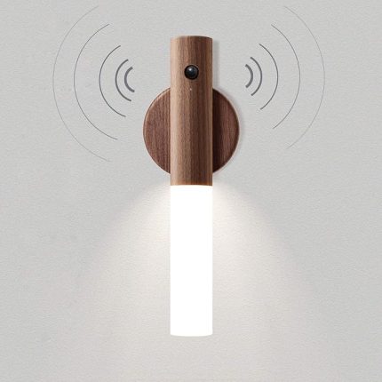hareket sensörlü ışık, ahşap duvar lambası, akü merdiveni, USB şarj edilebilir, vintage iç duvar lambası, dedektör, kablosuz ışık, gece lambası, manyetik çocuk odası, başucu lambası, sıcak beyaz