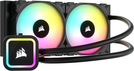 240mm H100x RGB Elite Intel/AMD CPU Sıvı Soğutucu Siyah