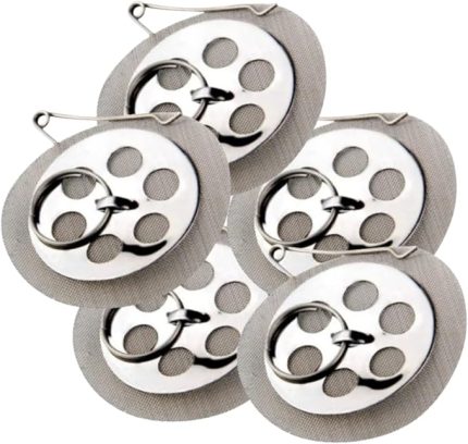 Çay Süzgeci 5'li Paket Her Demliğe Uyumlu Desire Plus Paslanmaz Çelik Çaydanlık Süzgeci