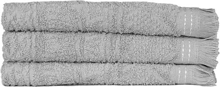 Saçaklı Gri Mutfak 30x50 cm. El Havlusu