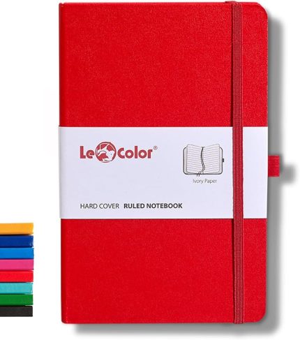 COLOR Tarihsiz Klasik Defter Rec Note 13x21 Çizgili Kırmızı