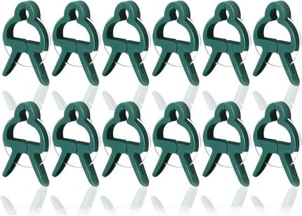 Tırmanma Bitkileri için 20 Adet Bitki Klipsi, Ayarlanabilir Bahçe Bitki Klipsleri Yeniden Kullanılabilir Kök Tutucu Klipsler Asma Domates Sebze Çiçekler için Dal Tutucu (Büyük, Kırlangıç Şekli)