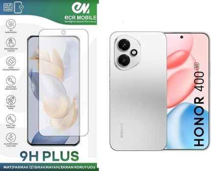 400 Ekran Koruyucu MAT Parmak İzi Bırakmayan Uyumlu Esnek Nano Kırılmayan