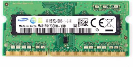 Samsung Dizüstü Bilgisayar Belleği 4GB 1Rx8PC3L-12800S-11-13-B4 M471B5173QH0-YK0