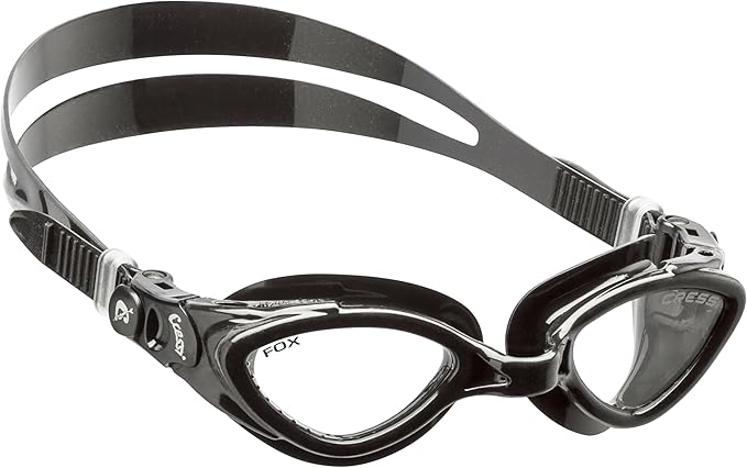 Fox Goggles - Premium Yetişkin Yüzme Gözlüğü Havuz ve Su Sporları, Buğu Önleyici%100 Anti UV, Tek Beden