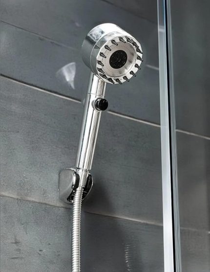 Masajlı Çok Fonksiyonlu Ayarlanabilir Duş Başlığı El Duşu 3 Modlu Ayarlanabilir Duş Başlığı,Masajlı 3 Fonksiyonlu El Dus, Handshower (KROM)